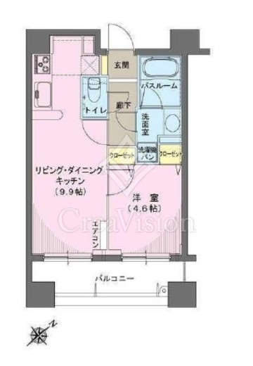 ヒルレジデンス大崎　404号室　間取り