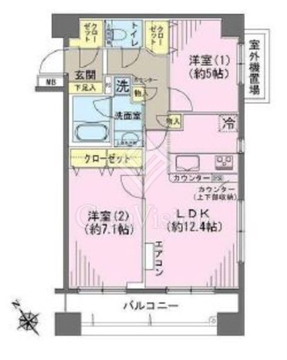 ヒルレジデンス大崎　205号室　間取り