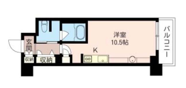 マストライフ南品川　317号室　間取り