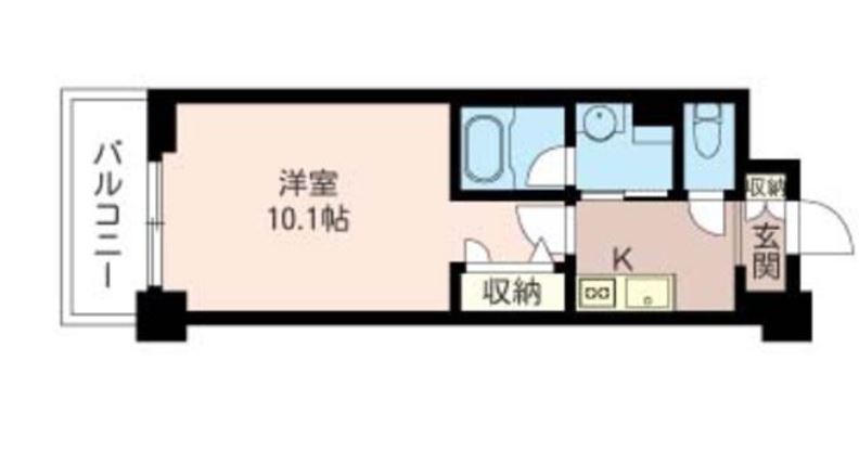 マストライフ南品川　310号室　間取り