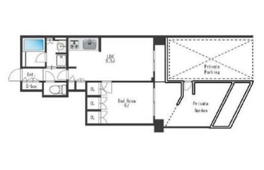 クリオ恵比寿弐番館　102号室　間取り