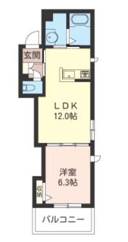 ヴォーヌング平町　305号室　間取り