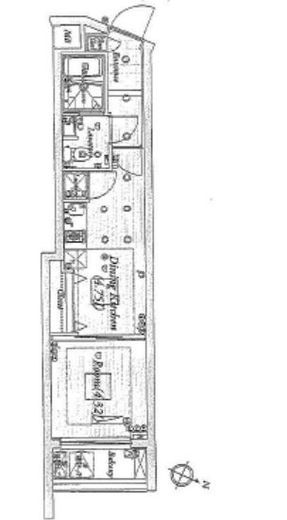 ビバリーホームズ目黒鷹番　304号室　間取り
