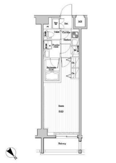プレミアムキューブ目黒東山#mo　503号室　間取り