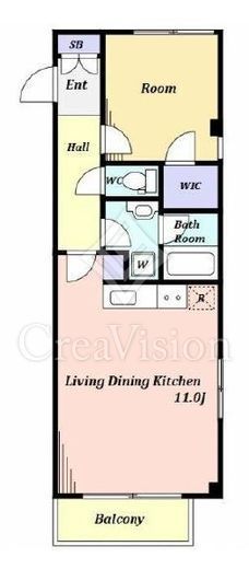 レジデンス原　403号室　間取り