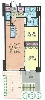 レジデンス渋谷富ヶ谷　101号室　間取り