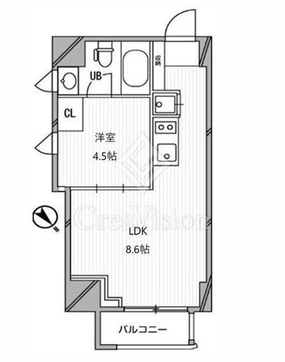 コートモデリア広尾　302号室　間取り