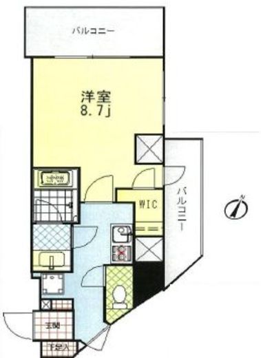 シグマ西麻布2　703号室　間取り