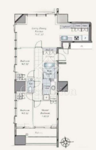 三田ガーデンヒルズ EAST HILL　10F6号室　間取り