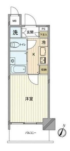 サンテミリオン飯田橋　402号室　間取り