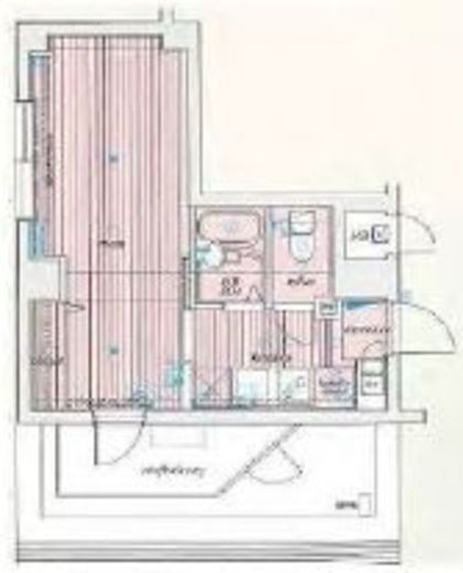 サンテミリオン飯田橋　704号室　間取り