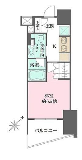 ザ・パークワンズ渋谷本町　3F2号室　間取り