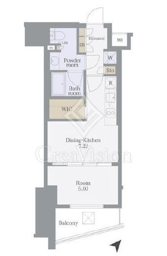ザ・パークワンズ渋谷本町　405号室　間取り