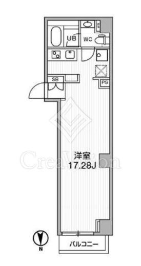 リテラス中目黒　103号室　間取り
