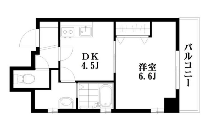 プレステージ362　206号室　間取り