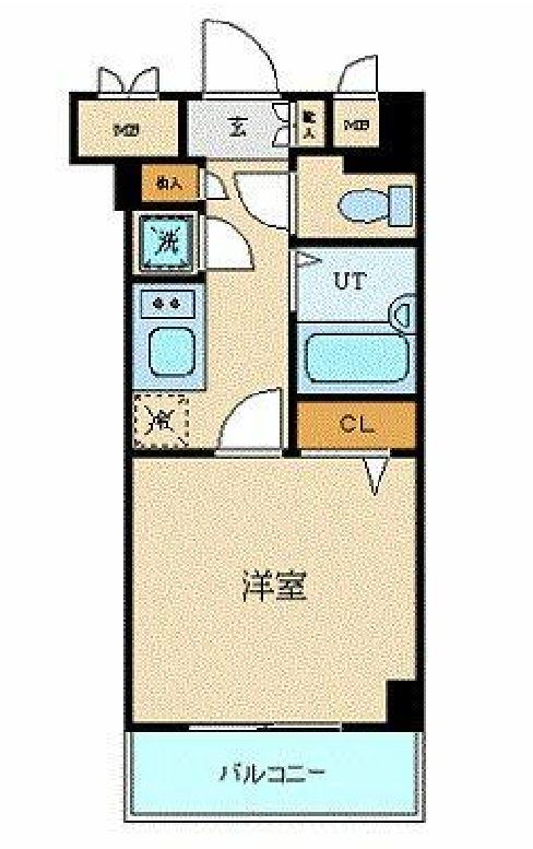 トーシンフェニックス初台弐番館　1003号室　間取り