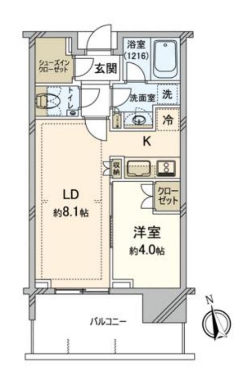 パークコート浜離宮ザタワー　5F号室　間取り