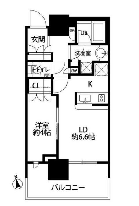 パークコート浜離宮ザタワー　807号室　間取り