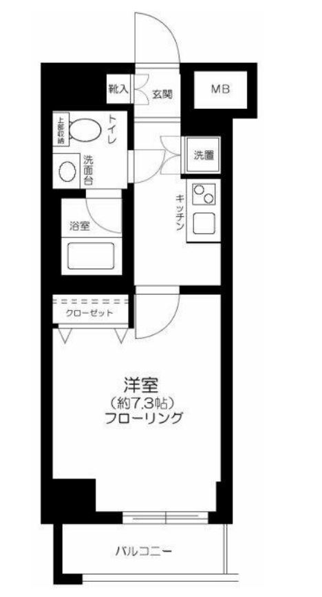 パークコート浜離宮ザタワー　5F号室　間取り