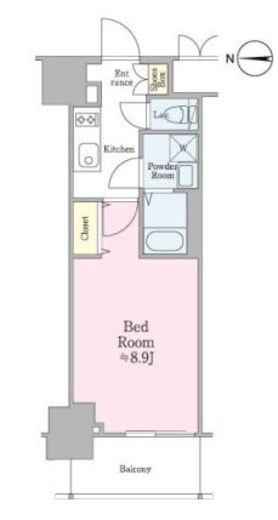 クロスレジデンス飯田橋　304号室　間取り