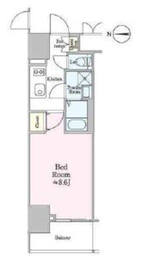 クロスレジデンス飯田橋　308号室　間取り