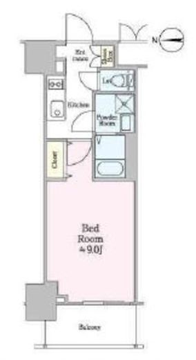 クロスレジデンス飯田橋　502号室　間取り