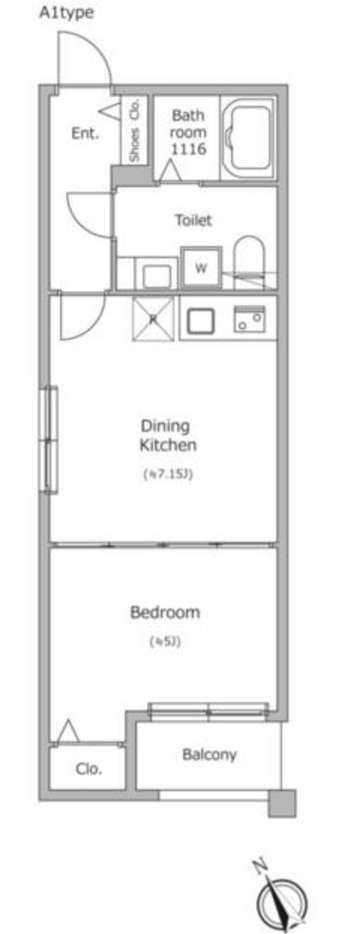 ラクラス四谷三丁目　301号室　間取り