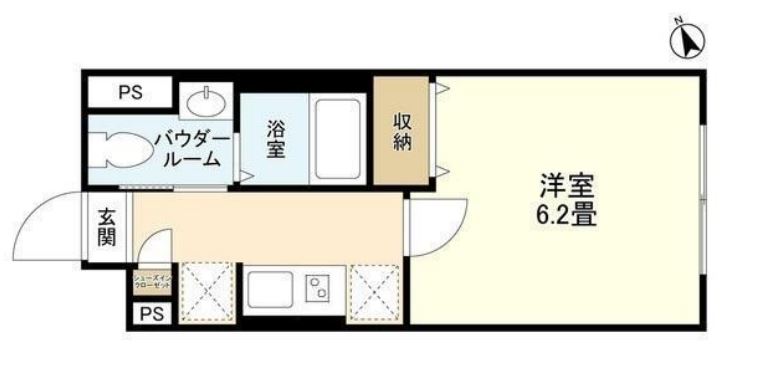 ウェルスクエアイズム馬込　302号室　間取り