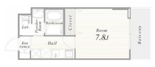 シティプライム北参道　401号室　間取り