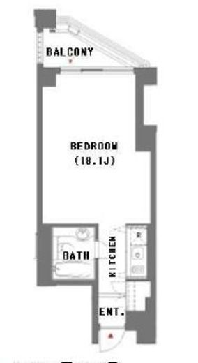 アークヒルズエグゼクティブタワー　S102号室　間取り