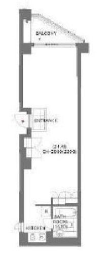 アークヒルズエグゼクティブタワー　S403号室　間取り