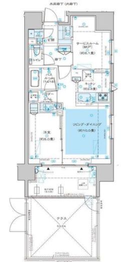 ディームス渋谷本町　102号室　間取り
