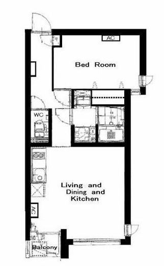 カーサ麻布アネックス　401号室　間取り