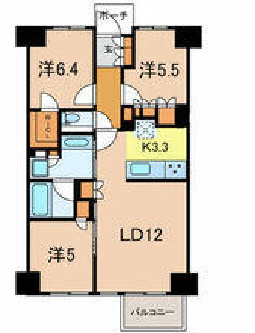 プラウド銀座東レジデンス　502号室　間取り