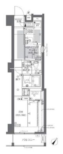ZOOM渋谷神山町　307号室　間取り