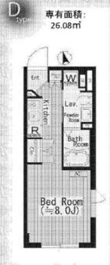 センテナリオ市谷二十騎町　101号室　間取り