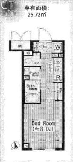 センテナリオ市谷二十騎町　303号室　間取り