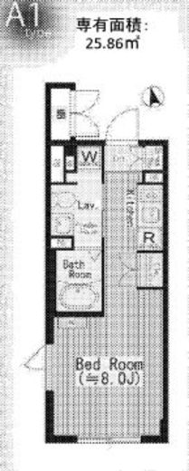 センテナリオ市谷二十騎町　405号室　間取り