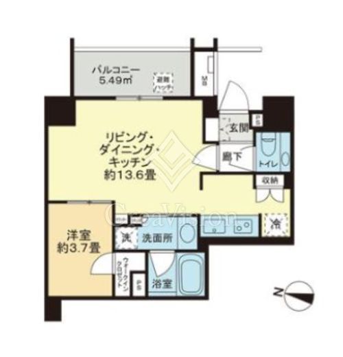 アトラス品川中延　319号室　間取り