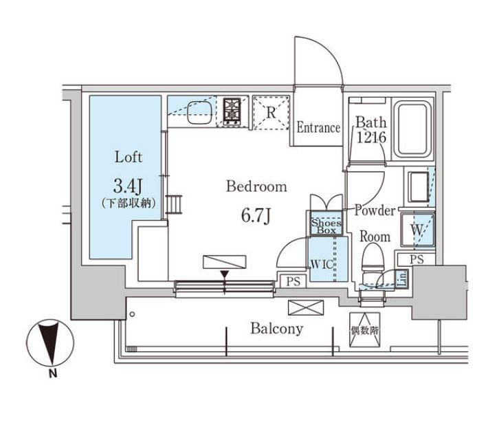 パークアクシス学芸大学レジデンス　902号室　間取り
