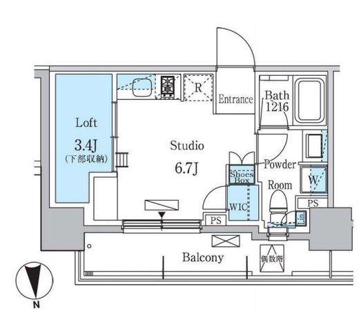 パークアクシス学芸大学レジデンス　902号室　間取り