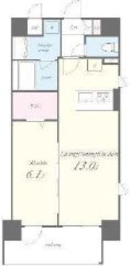 出雲白金　601号室　間取り