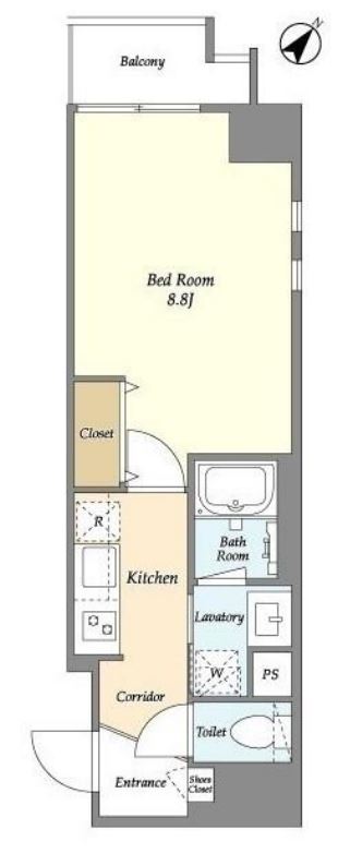 クアトロアルカ九段　603号室　間取り