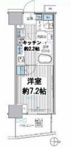 ヒューリックレジデンス新御茶ノ水　203号室　間取り