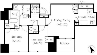 ザ・神宮前レジデンス　2001号室　間取り