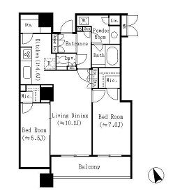 ザ・神宮前レジデンス　903号室　間取り