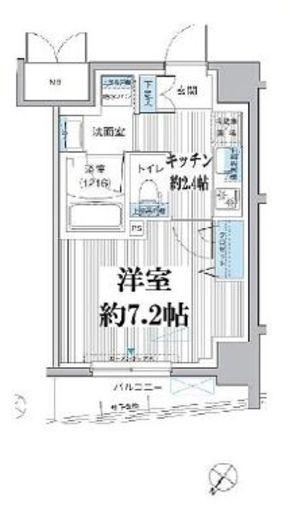 ルヴェール日本橋小伝馬町　402号室　間取り
