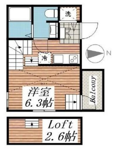 グランヒルレジデンス目黒大橋　103号室　間取り