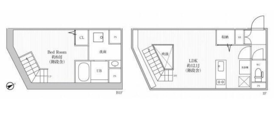 リーガランド中目黒　104号室　間取り