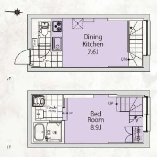 SOU代々木公園　202号室　間取り